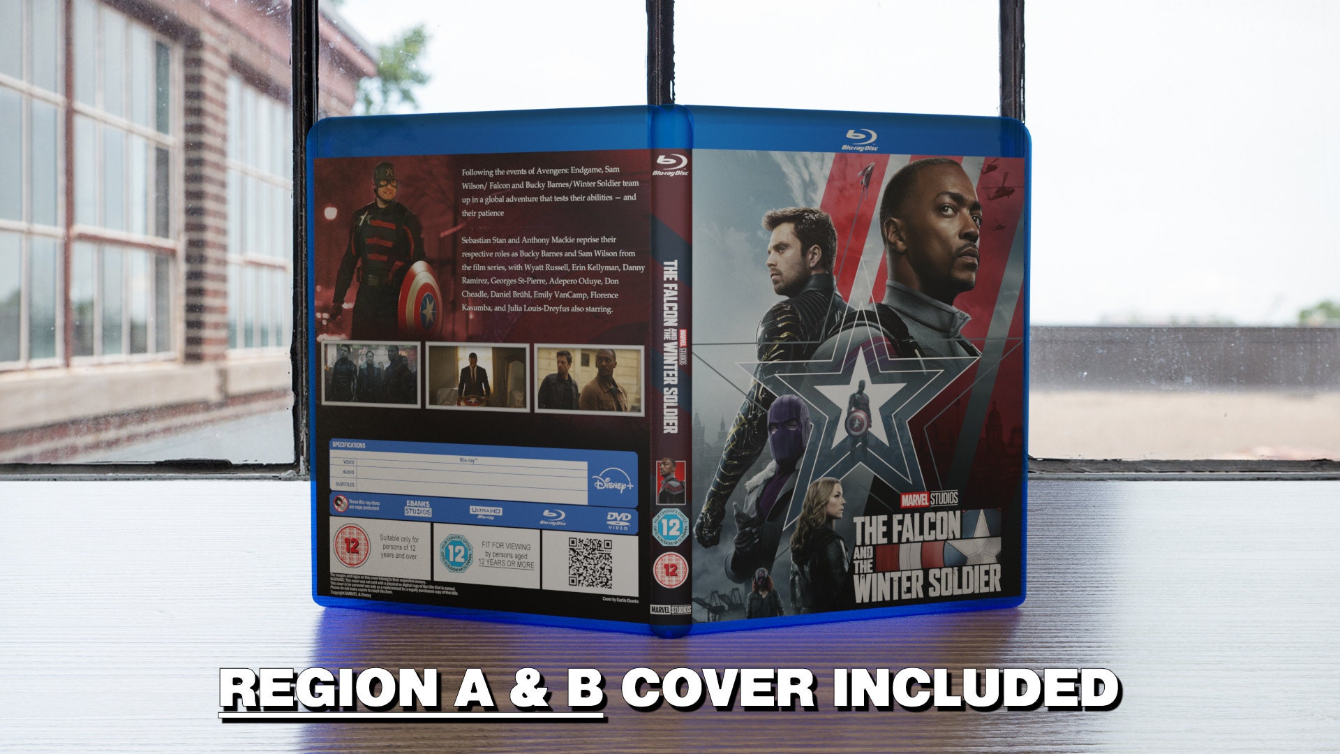 The Falcon and the Winter Soldier Blu-ray English Francais Marvel MCU 