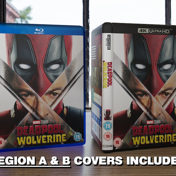 Deadpool 3 Custom BD & 4K UHD Blu-ray Cover [Download]