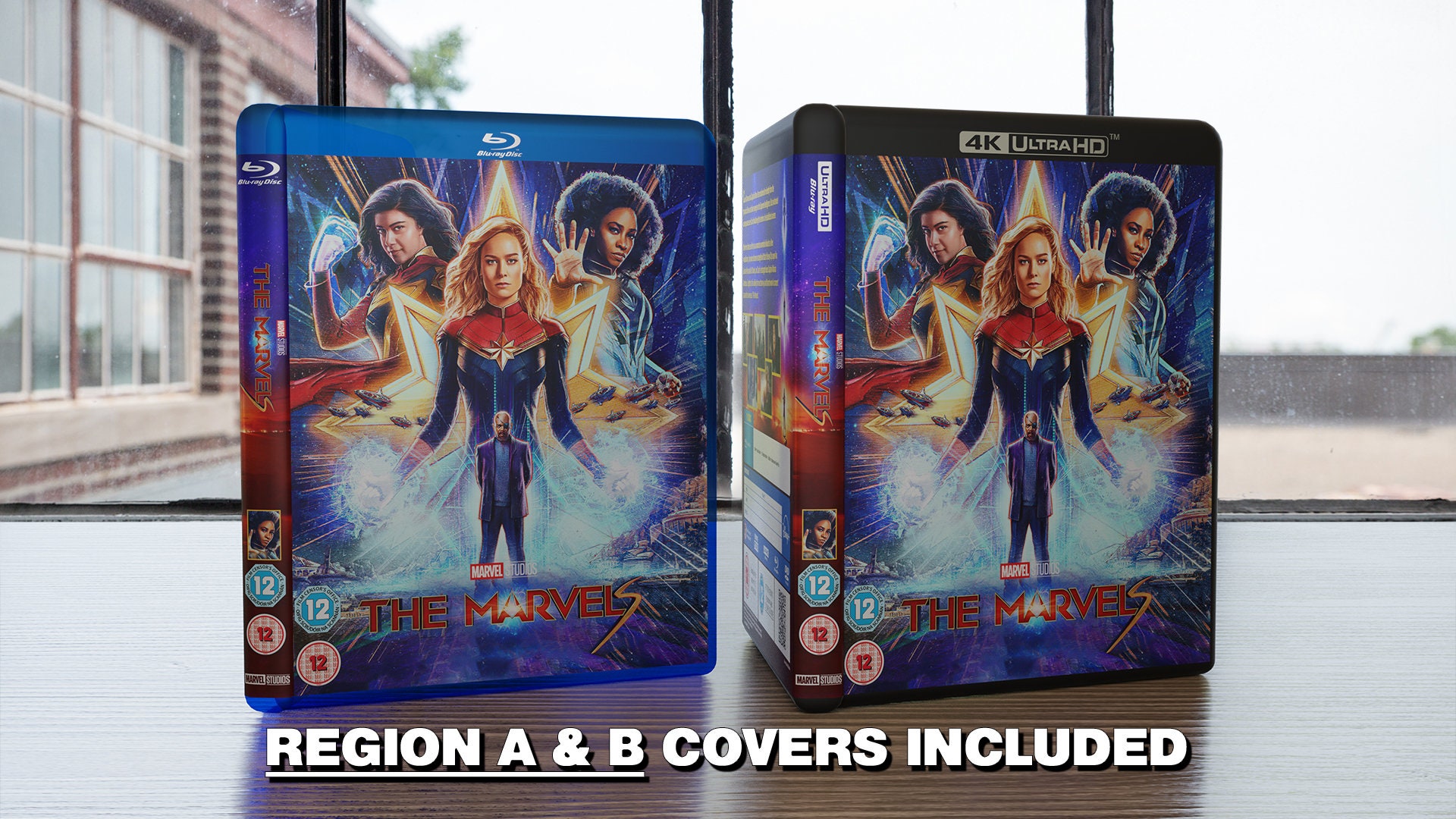 Portada de Blu-ray BD y 4K UHD personalizada de Marvels Descargar -   México