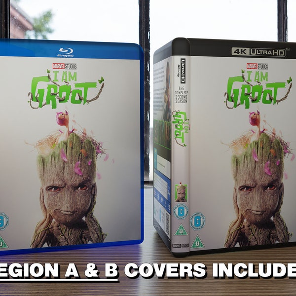 I Am Groot S2 Custom BD & 4K UHD Blu-ray Cover [Download]