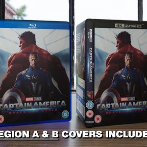 Marvel Studios the Marvels Custom 4K Blu-ray Slipcover +