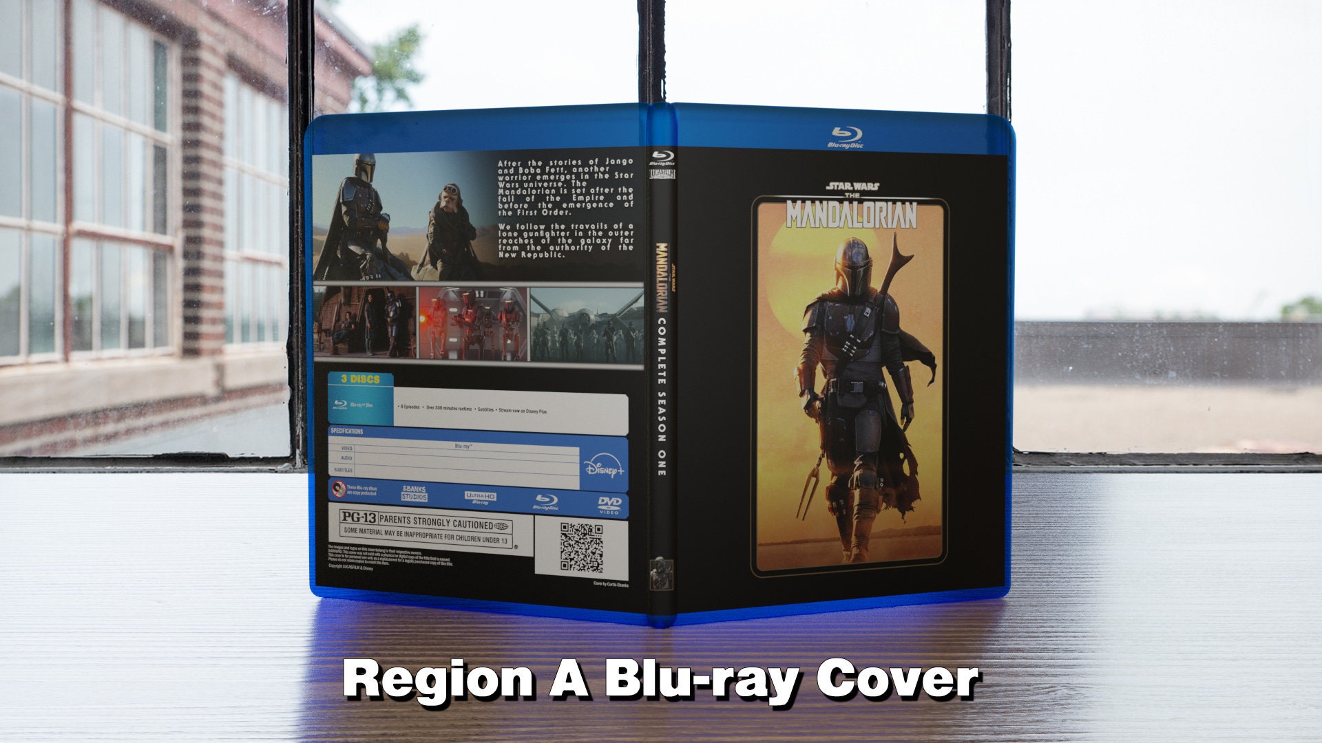 Mandalorian Season 1 Custom Blu-ray Cover DOWNLOAD (Instant Download) 