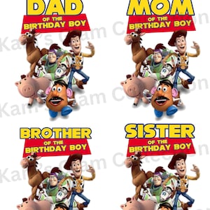 Toy Story Birthday Png,Digital Download, Disney Toy Story Png, Family Matching Png, Boy/Girl Birthday Png, Disney Birthday Png