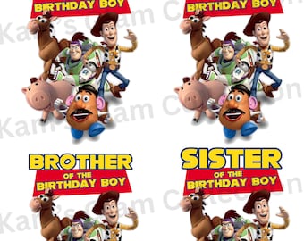 Toy Story Birthday Png,Digital Download, Disney Toy Story Png, Family Matching Png, Boy/Girl Birthday Png, Disney Birthday Png