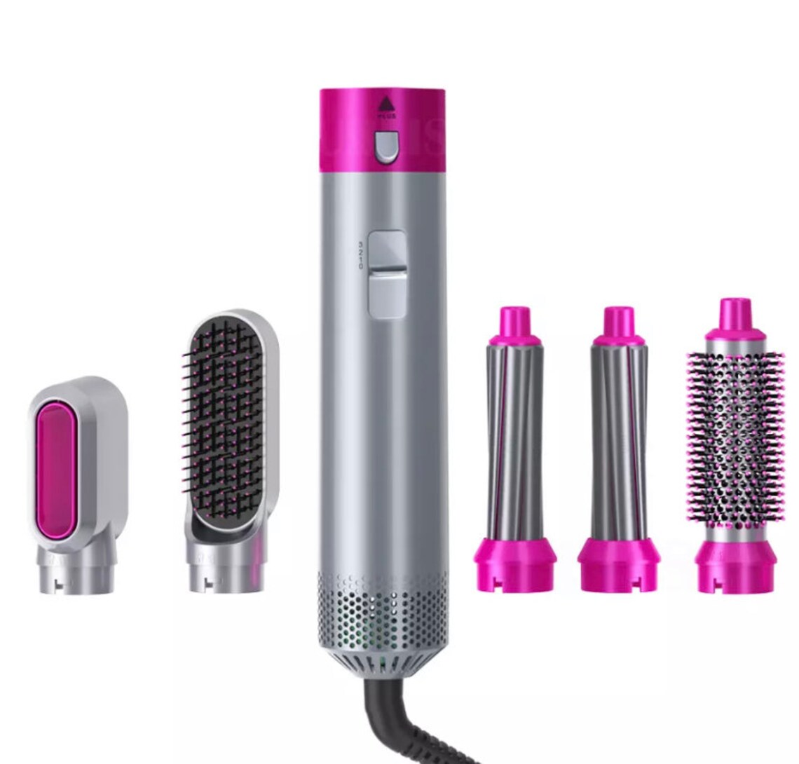 5 In 1 Hair Dryer Brush Curler Straightener Heat Controlled Etsy 5 In 1 Hair Dryer Brush Curler Straightener Heat Controlled Etsy