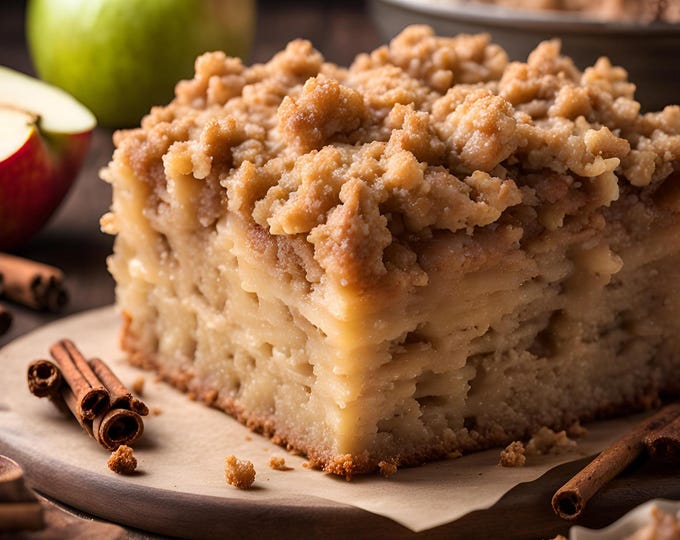 Chai Apple Crumb Cake - Recipe Download