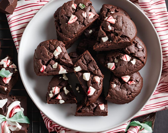 Peppermint Mocha Scones Baking Mix: DIY Gift Box with Custom Message