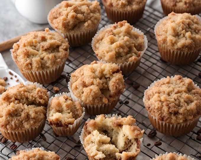 Coffee Cake Muffins | DIY Baking Mix