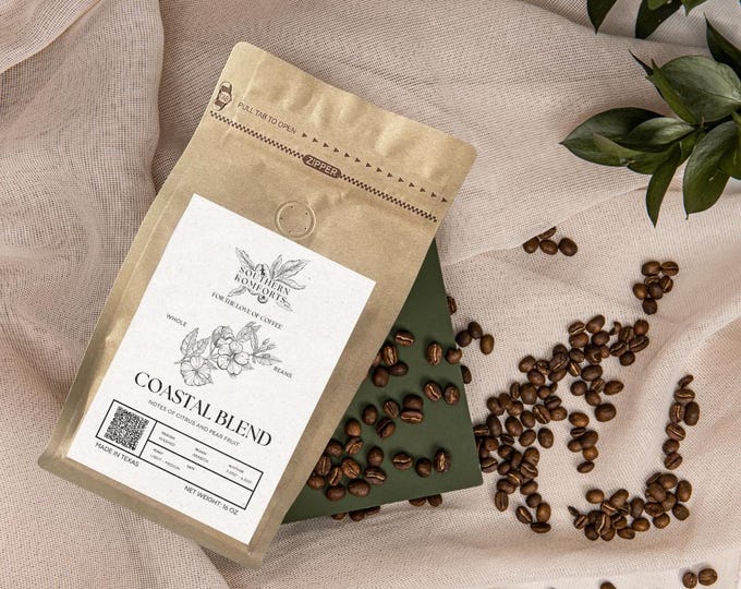 Coastal Blend | Whole Bean Coffee Blend | 1lb bag