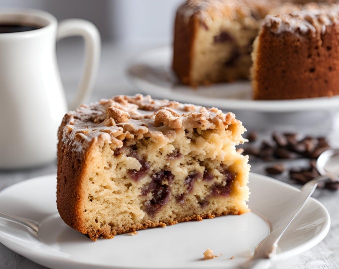 Banana Coffee Cake - Recipe Download