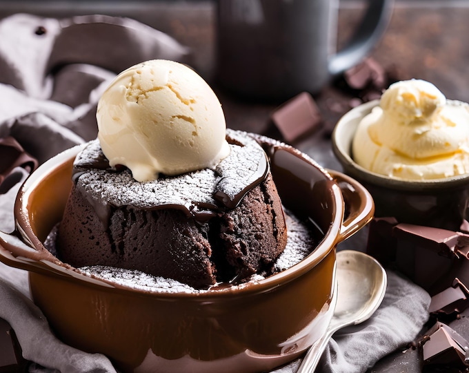 Molten Chocolate Cake - Recipe Download