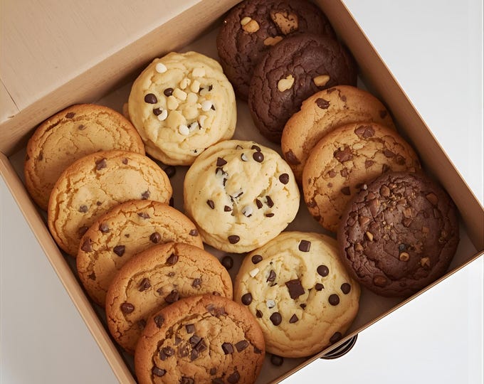 Assorted Homemade Baked Cookie Dozen – Fresh Variety Pack