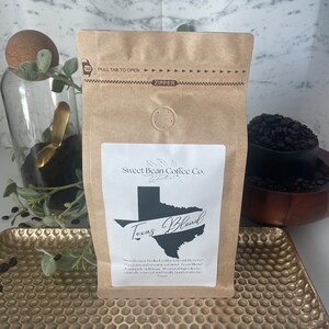 Texas Blend | Sweet Bean Coffee Co | Whole Bean Blend | 1lb Bag |