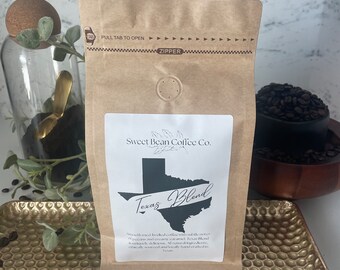 Texas Blend | Sweet Bean Coffee Co | Whole Bean Blend | 1lb Bag |