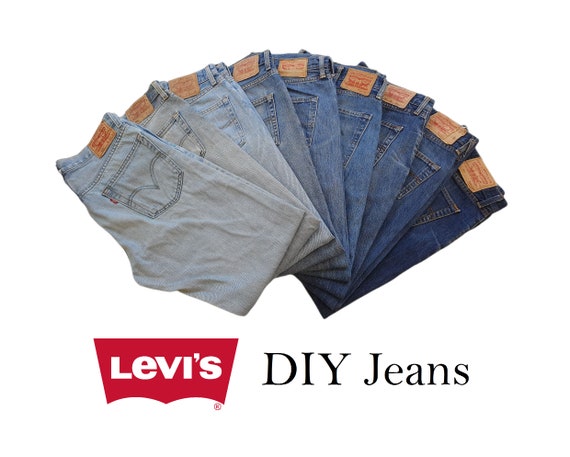 Vintage Stonewashed Denim Jeans // 501 