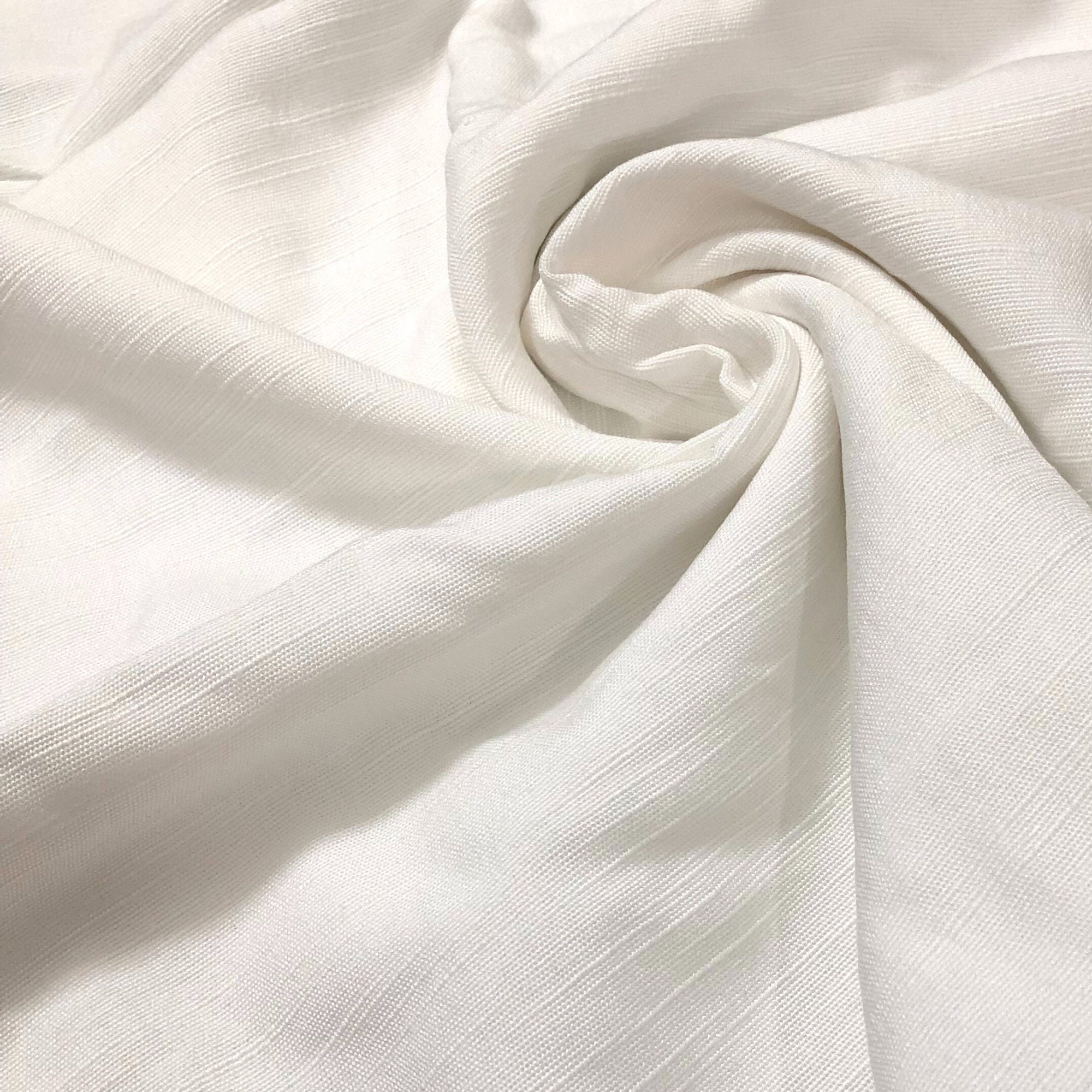 White Paisley design Silk - PURE MULBERRY SILK fabric by the yard - Lu