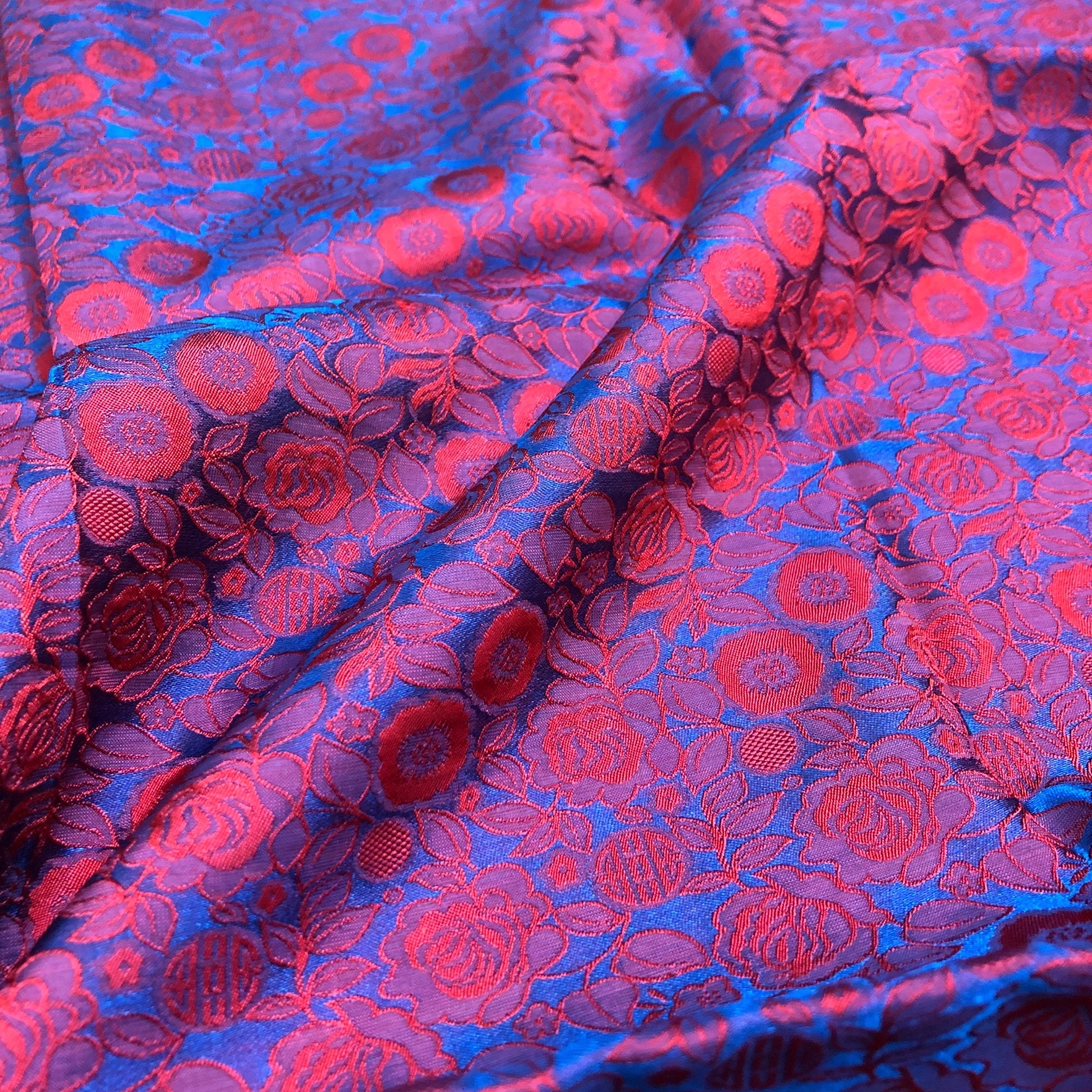 PURE MULBERRY SILK Fabric by the Yard Rose Silk Fabric Etsy