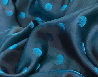 PURE MULBERRY SILK fabric by the yard - Handmade fabric - Vintage textile - Dressmaking - Silk for sewing - Gift for her - Sewing clothes