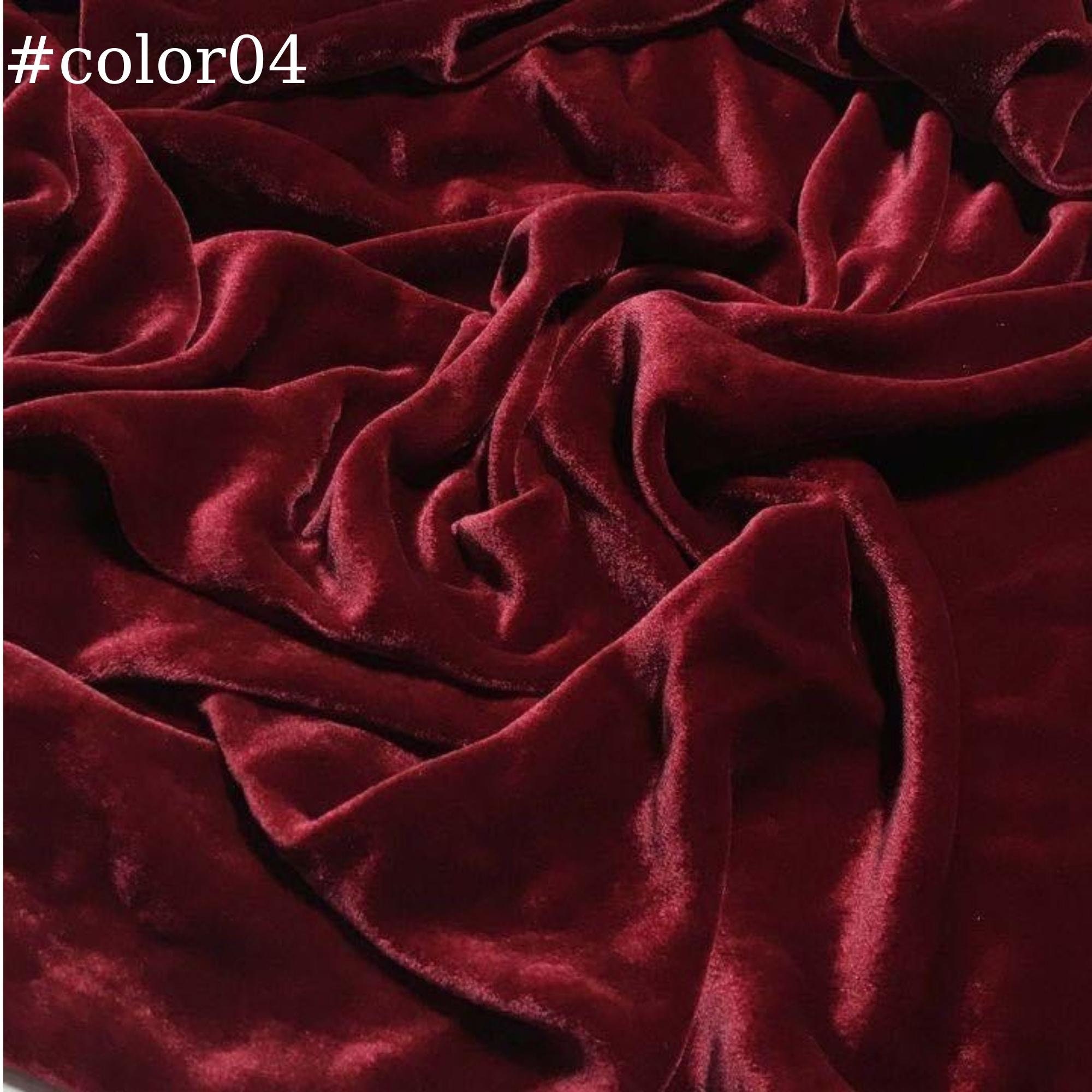 100% Pure Mulberry Silk Velvet Fabric by the Yard Luxury - Etsy Australia