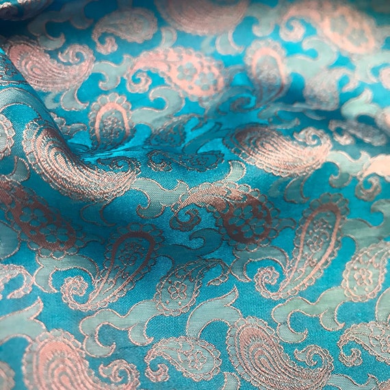 PURE MULBERRY SILK Fabric by the Yard Natural Silk Handmade in Vietnam  Green Floral Silk -  Canada