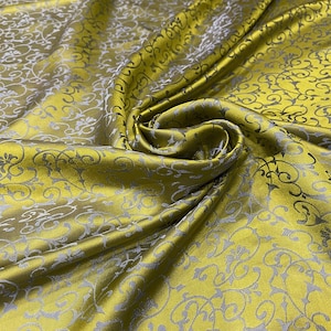 PURE MULBERRY SILK fabric by the yard - Floral silk fabric - Natural silk - Handmade silk - Sewing clothes - Gift for her - Silk for sewing