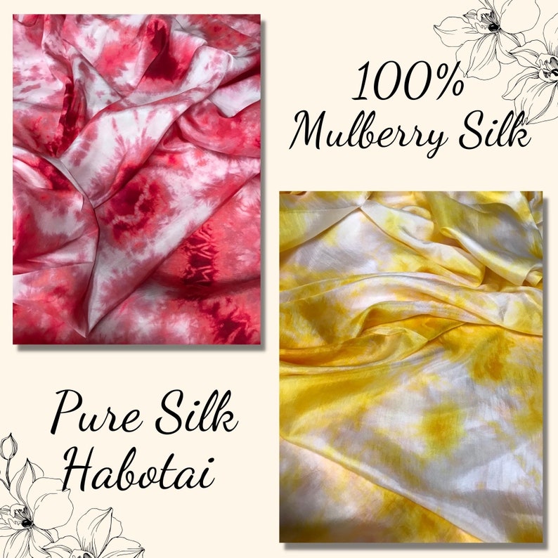 100 Mulberry Silk Habotai Fabric by the Yard Silk Habutai Etsy