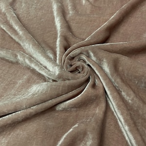 100% MULBERRY SILK VELVET fabric by the yard – Luxury Silk Velvet for Dress, Skirt, High End Garment – Gift for women - Silk apparel fabric