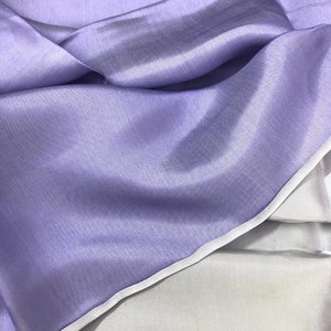 PURE MULBERRY SILK tejido cortado a medida - Tejido de seda satinada - Tejido hecho a mano - Fibra orgánica - Textil vintage - Confección