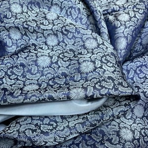 Tissu en soie de mûrier par mètre - Tissu à fleurs - Tissu en soie fait main - Fibre biologique - Tissu pour vêtements en soie - Couture - Cadeau pour elle