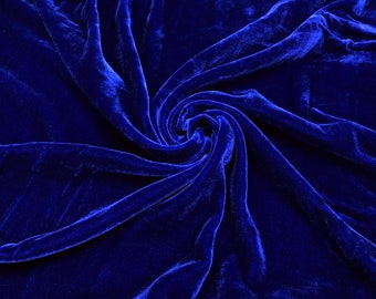 100% MULBERRY SILK VELVET fabric by the yard – Luxury Silk Velvet for Dress, Skirt, High End Garment – Gift for women – Solid color