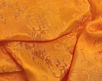 PATTERN MULBERRY SILK fabric by the yard - Handmade silk fabric - Gift for women - Silk apparel fabric - Sewing clothes -  Fabric silk