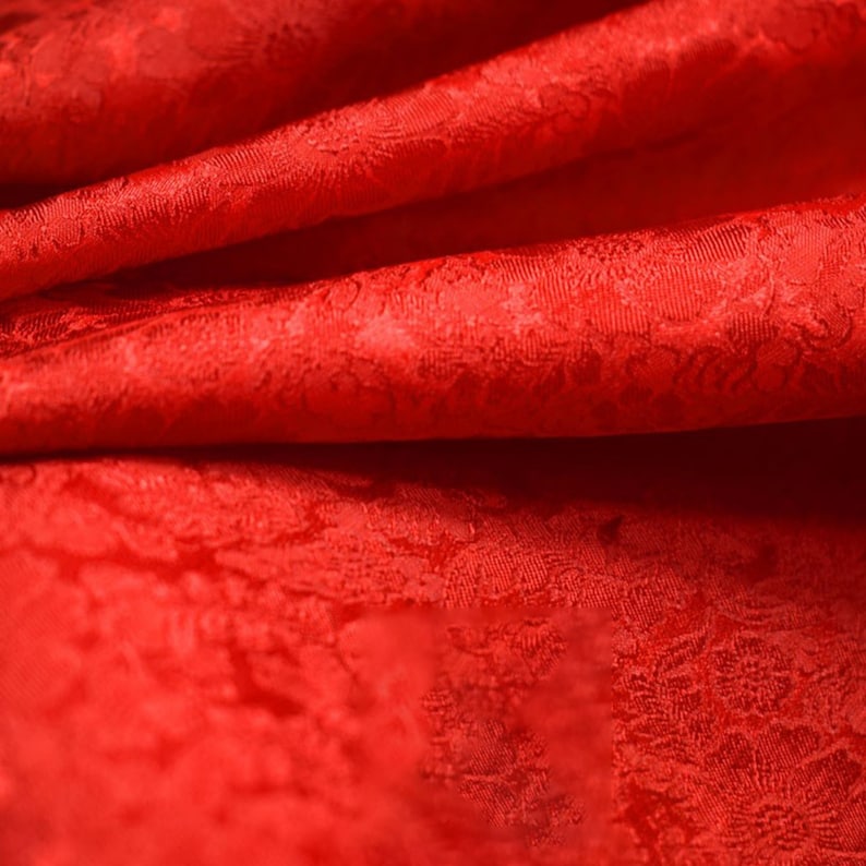 PURE MULBERRY SILK Fabric by the Yard Floral Silk Handmade Etsy