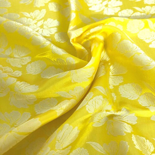 PURE MULBERRY SILK Fabric by the Yard Flower Pattern Organic - Etsy
