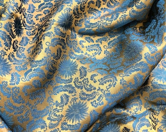 PURE MULBERRY SILK fabric by the yard - Floral silk fabric - Natural silk - Dress making - Gift for women - Sewing clothes - Silk for sewing