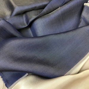 PURE MULBERRY SILK fabric by the yard - Satin silk fabric - Natural silk - Dressmaking - Gift for women - Sewing clothes - Handmade silk