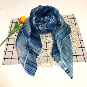 100% PURE MULBERRY SILK Scarf - Square silk scarf - Luxury Silk Scarf for Women - Smooth and Lightweight Scarves - Gift for women