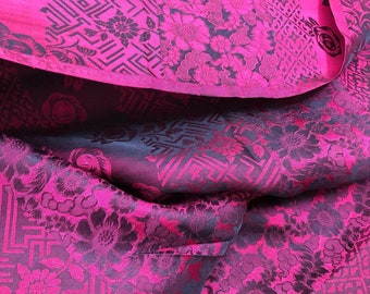 MULBERRY SILK-stof op maat gesneden - Brokaatstof - Handgemaakte zijde - Biologische vezels - Cadeau voor vrouwen - Zijde om te naaien - Kleding maken