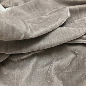 100% PURE MULBERRY SILK Velvet fabric by the yard - Luxury Silk Velvet for Skirt, Dress, High End Garment - Silk for sewing - Gift for her