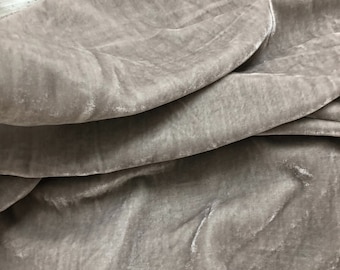100% PURE MULBERRY SILK Velvet fabric by the yard - Luxury Silk Velvet for Skirt, Dress, High End Garment - Silk for sewing - Gift for her