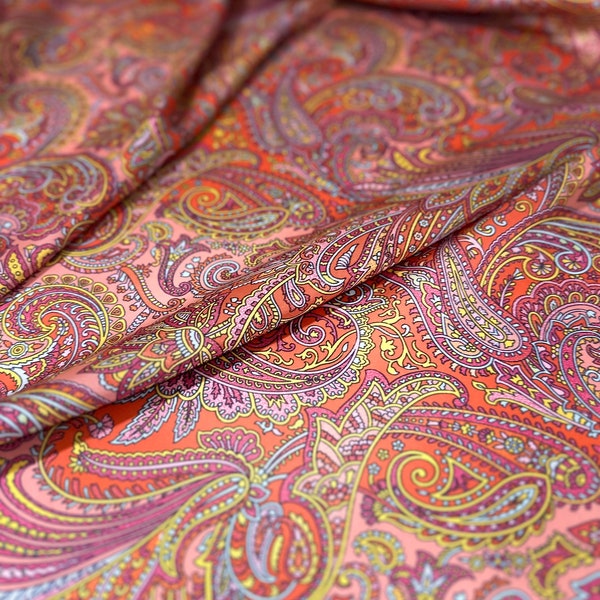 Paisley Fabric - Etsy