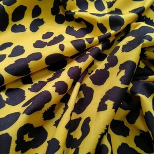 Leopard Pattern 4-Way Stretch Fabric - Sold by the Yard 5860 Wide