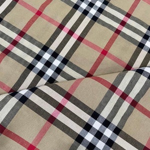 authentic burberry fabric