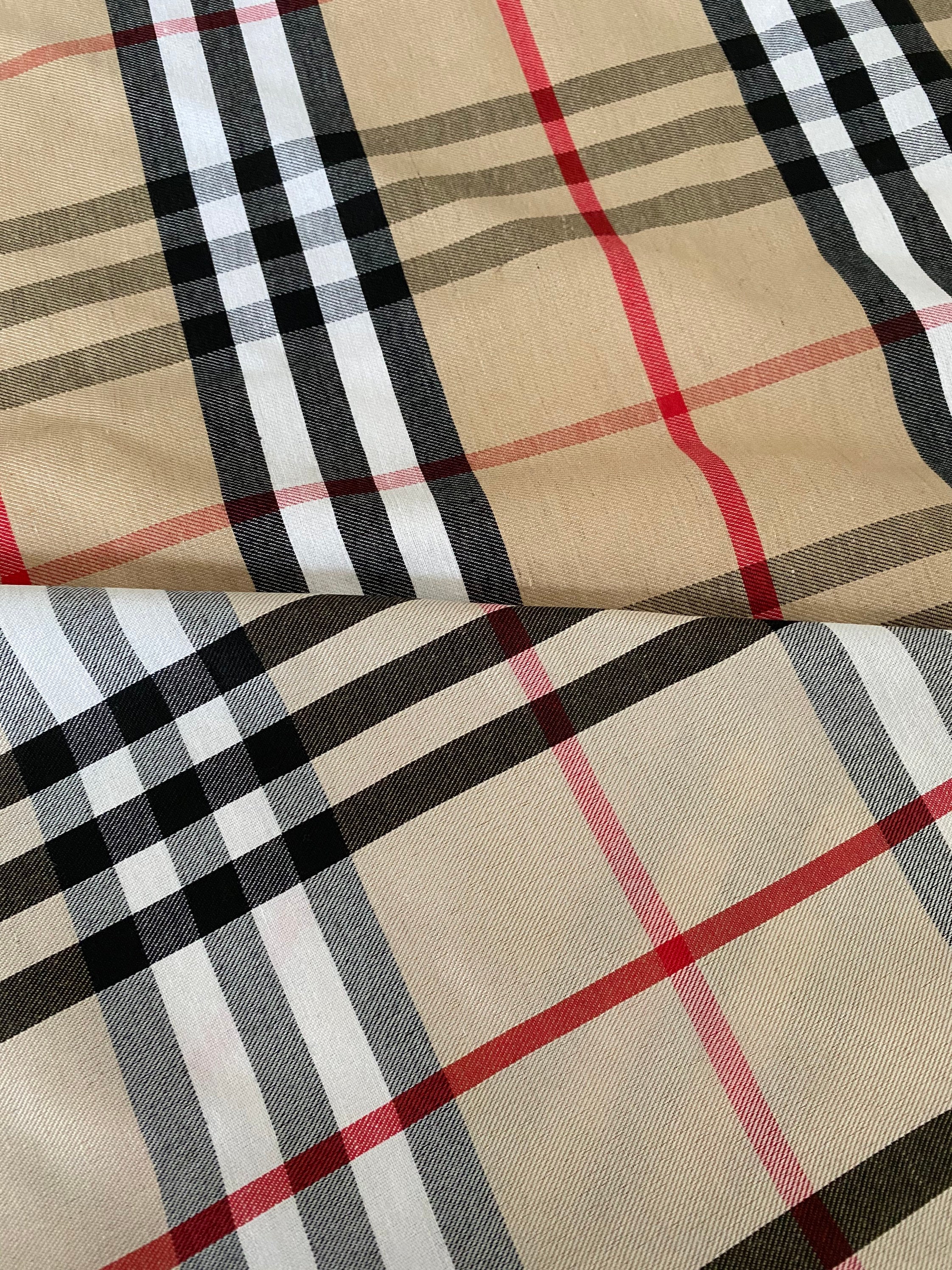 Burberry Silk Fabric - Etsy