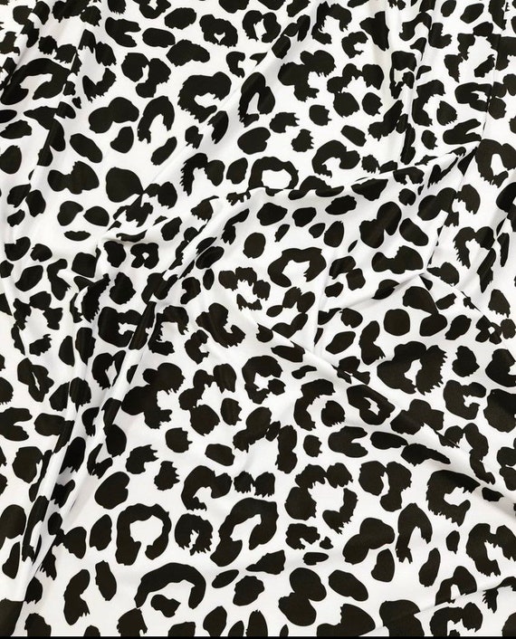Cotton Spandex Ribbed leopard pattern fabric – THE INNK FABRIC