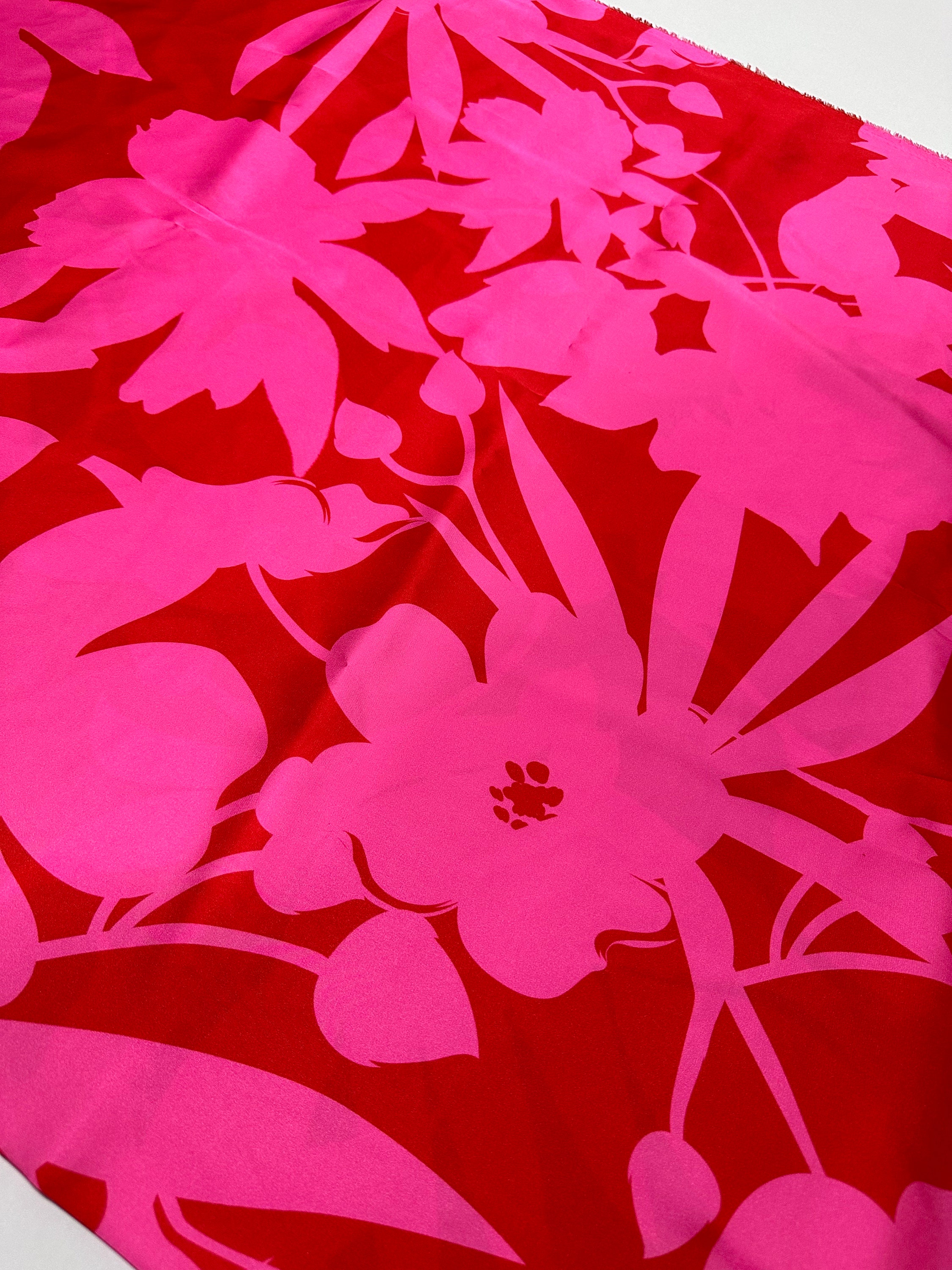 Taffy Pink Marquis Satin Fabric by The Yard (100% Polyester)