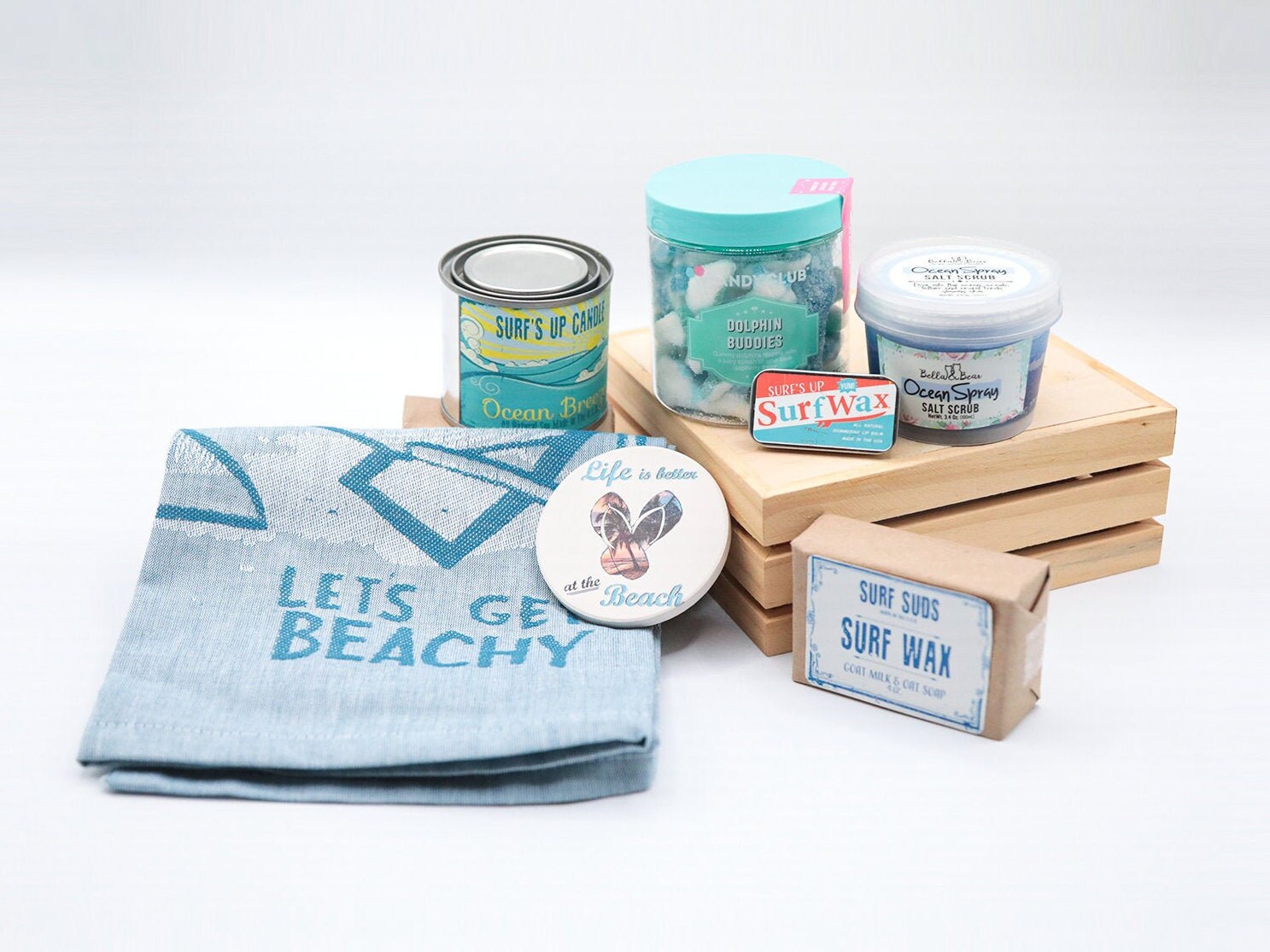 Beach Box MidSize Beach Gift Beach Decor Box Beach Etsy