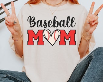 Baseball Mama T-shirt | Comfort Colors® Baseball Game Day Shirt | Mothers Day Gift | Baseball Shirt For Women | Sports Mom Shirt