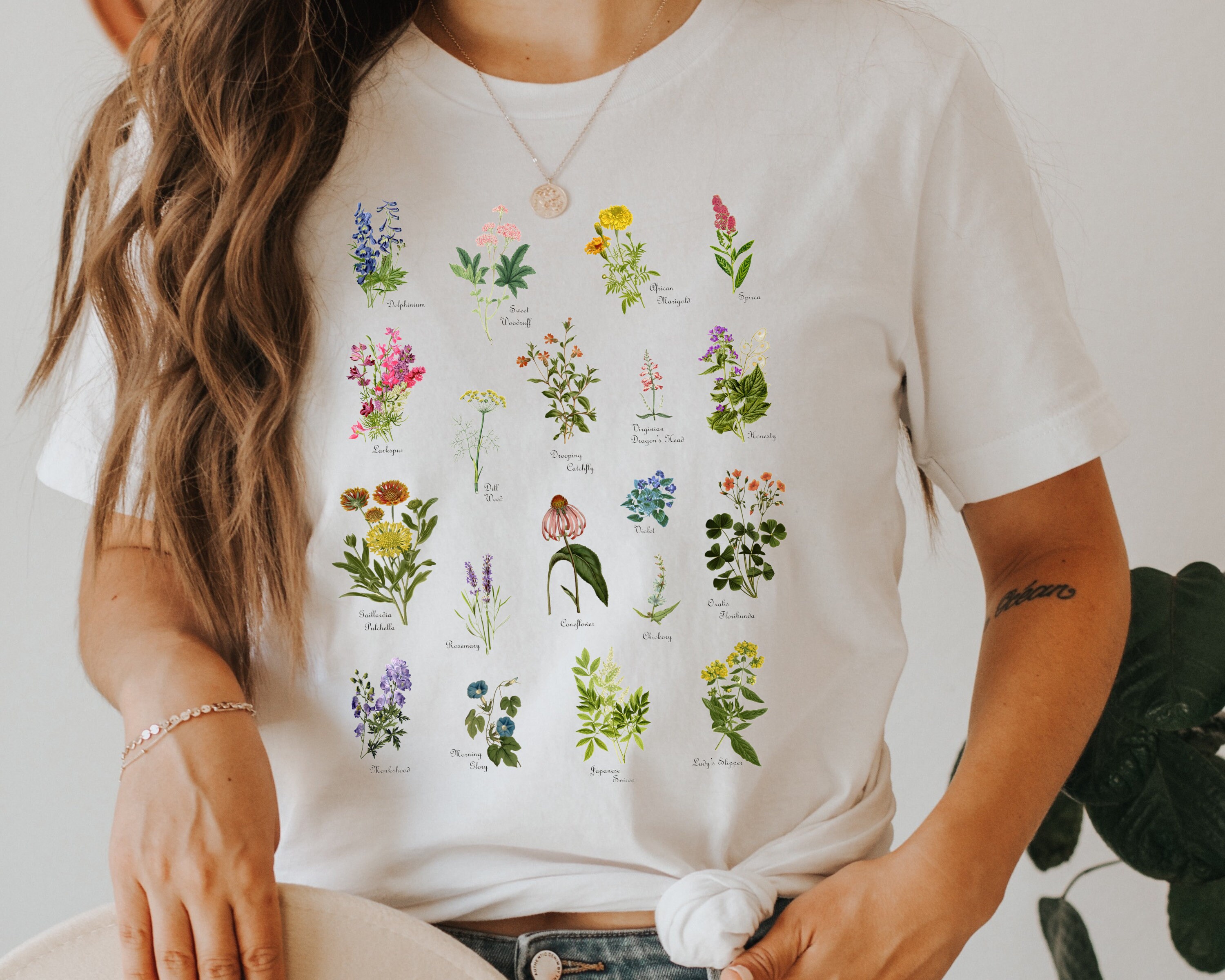 Flower chart shirt Clearance