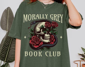 Dark Romance Reader Shirt | Spicy Book Club Tee | Gothic Bookish Aesthetic | Comfort Colors T-Shirt | Romance Reader Gift for Her