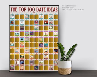 Las 100 mejores ideas para citas: pósteres para raspar, regalos de aniversario, actividades para parejas, citas de temporada, regalos para seres queridos y regalos para parejas.